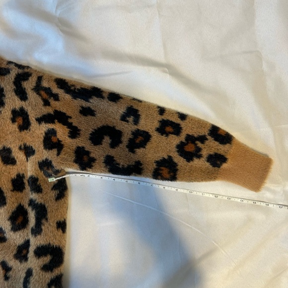 ZARA KIDS - Fuzzy Leopard Print Open Cardigan - SIZE 10-12 - Picture 7 of 7